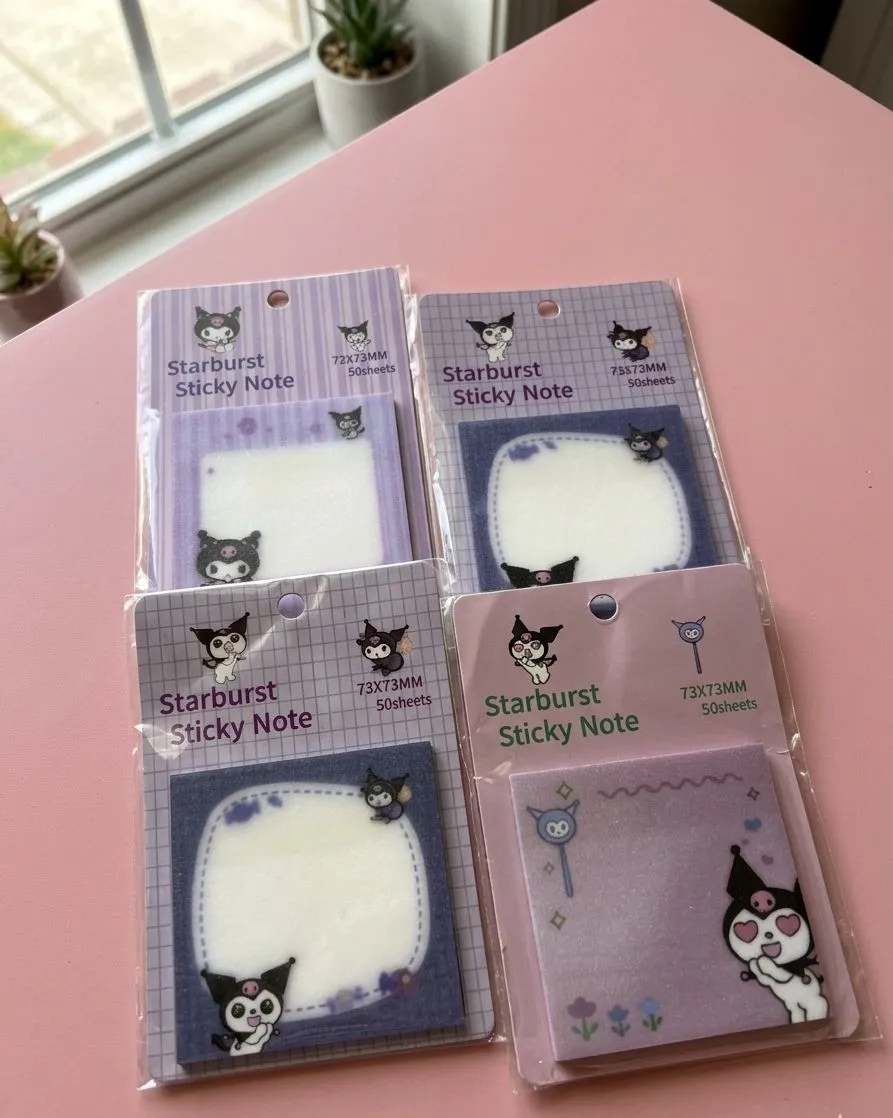 kuromi stickynotes kuromi stickynotes